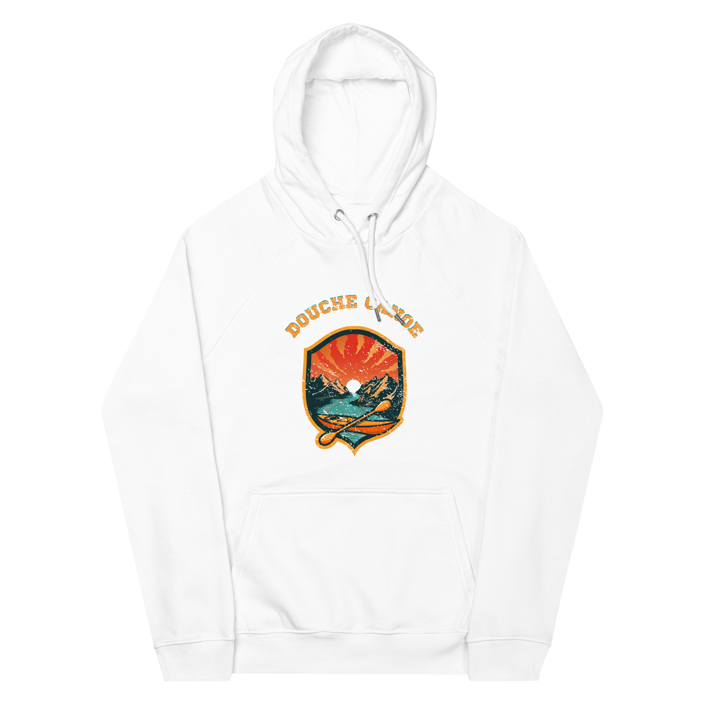 Douche Canoe Unisex eco Raglan Hoodie