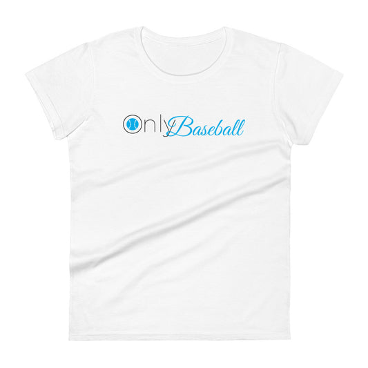 Only Baseball Black Font Women's short sleeve t-shirt