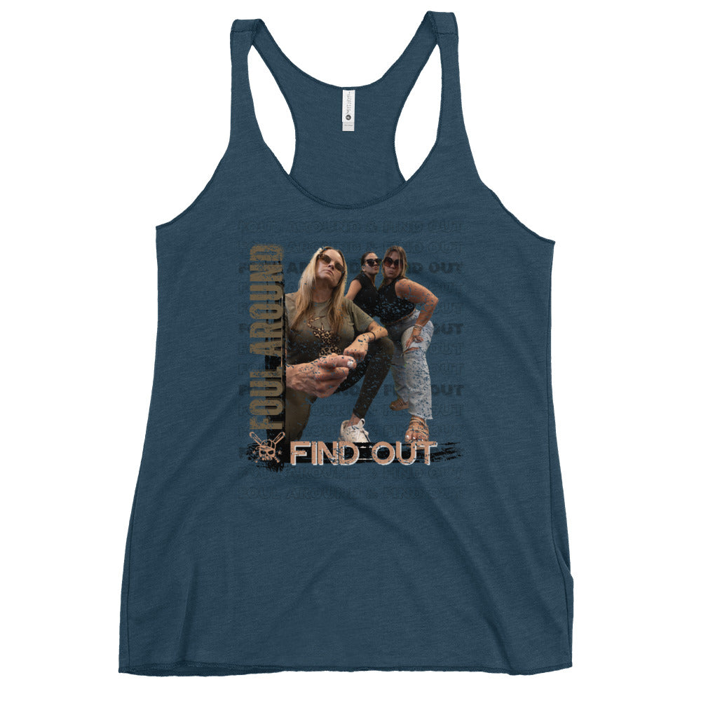 Custom Foul Around and Find Out Women's Racerback Tank