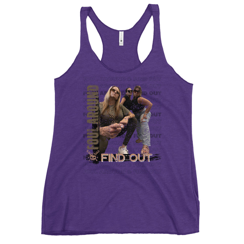 Custom Foul Around and Find Out Women's Racerback Tank